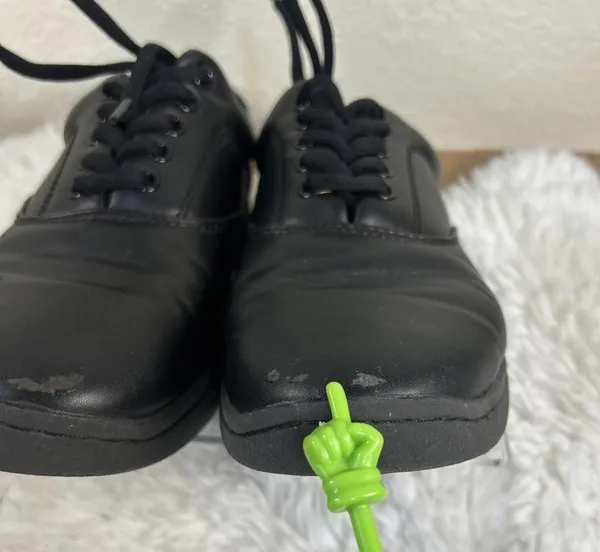VIPER Shoes Unisex Band Oxford Black Toe Lace Up Casual W7M5 - Image 7