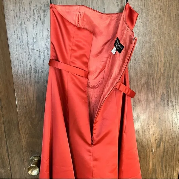 Gunne Sax Jessica McClintock Dresses | Jessica McClintock Red Long Dress - Image 13