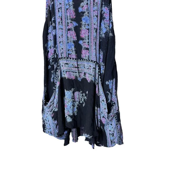 Free People Paradise Song Floral Tunic Dress Size Medium - Image 3