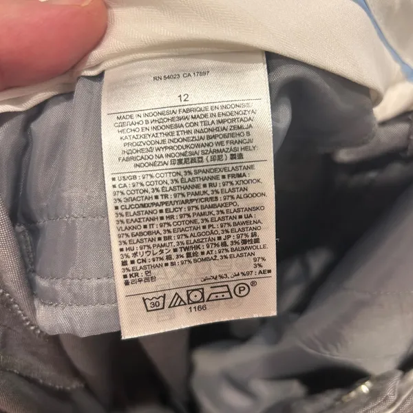 Banana Republic Martin Fit Gray Ankle Pants Women's Size 12‎ Career Casual - Image 6