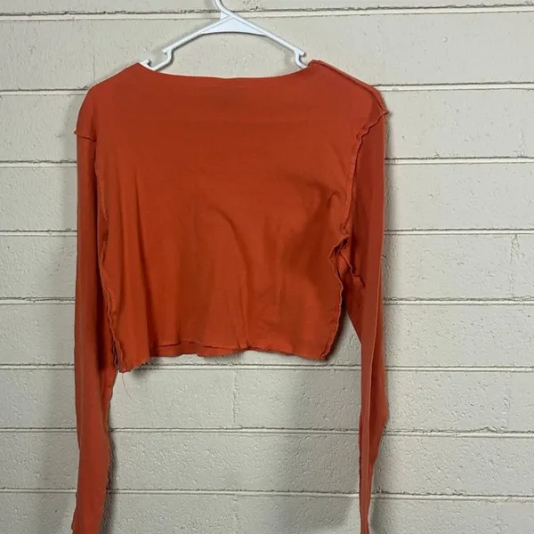 Urban Outfitters Orange Eternal Love Tee size L - Image 5