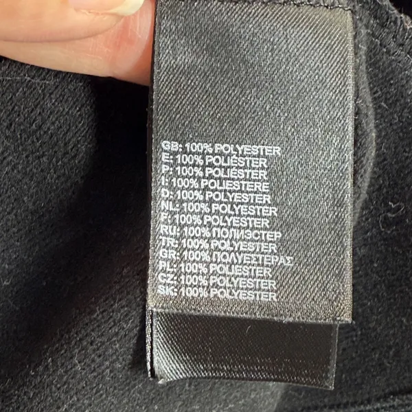 The North Face Pullover Lightweight 1/4 Zip Athletic Top‎ Black Gray Womens M - Image 6