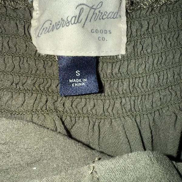 Universal Threads Army green Button-Front Mini Dress size small #720 - Image 6