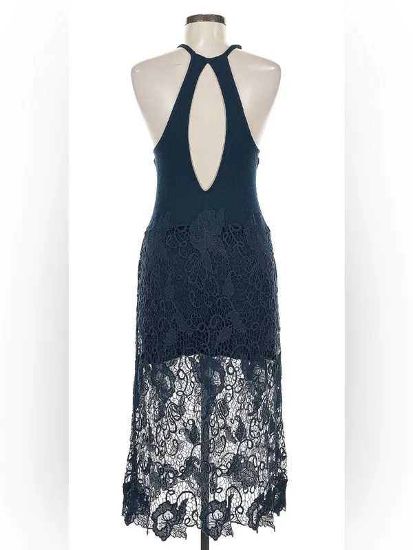 Free People Nora Lace Crochet Overlay Dress size medium - Image 2