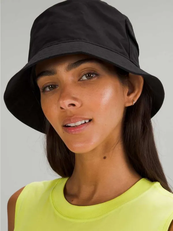 lululemon athletica on my level Black Bucket Hat with pocket S/M - Image 4