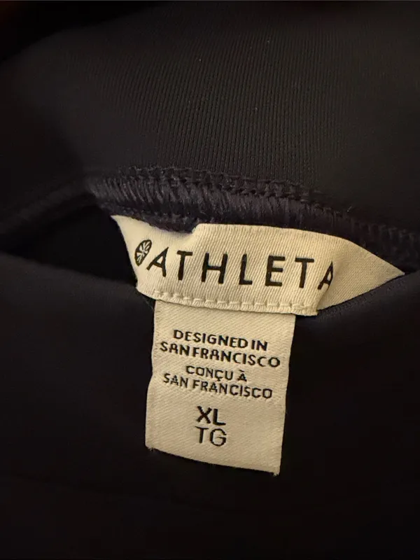 Athleta Delancey Skyline High Rise Leggings Navy Women’s Size XL - Image 5