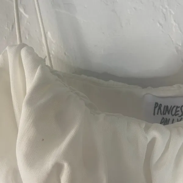 Polly Princess Women's Size 6 Small White White Eco Penney‎ Mini Dress - Image 8