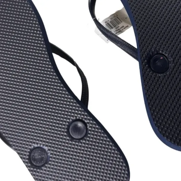 Old Navy Women's Black-Strap Flip Flops with Citrus Floral Print Sz 7 New - Image 3