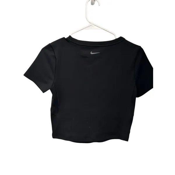 Nike One Fitted Women's Dri-FIT Short-Sleeve Cropped Top Black Size M NWT - Image 5