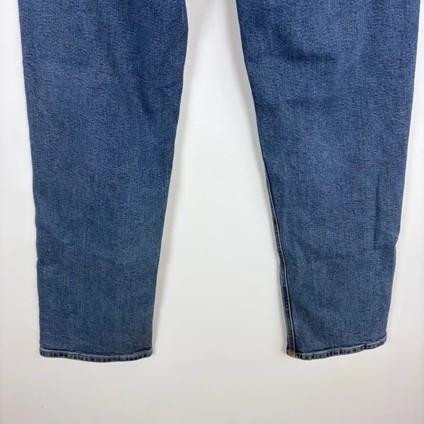 American Eagle Stretch 90s Straight Jean Medium Wash High Rise Classic Size 10 - Image 8