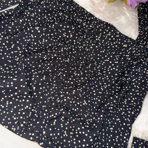 NEW A New Day Black and Tan Polka Dot Blouse - Image 10