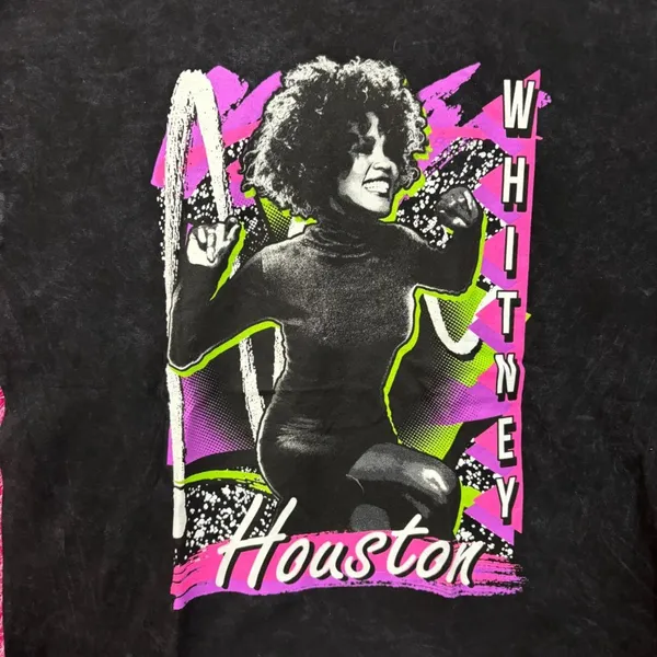 Whitney Houston I Wanna Dance with Somebody Dance Pop Tee XL - Image 2