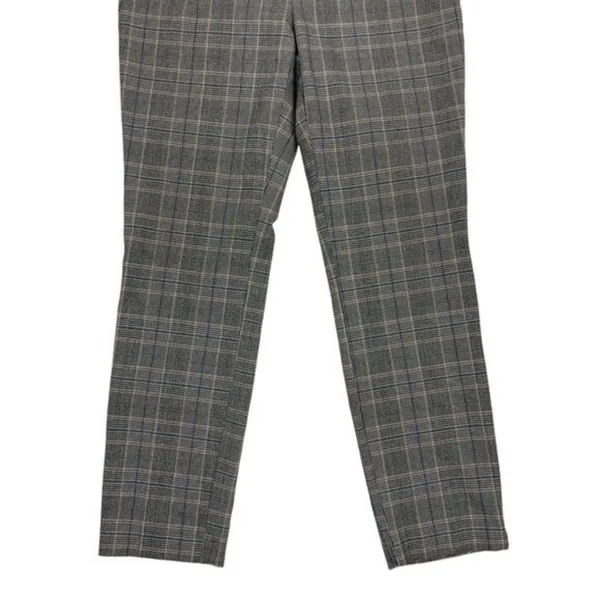 Zara Women Large Gray Career Pants Office Workwear Trousers Stretch‎ - Image 3