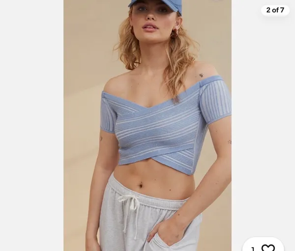 Aerie Reversible Sweater Crop Top - Image 2
