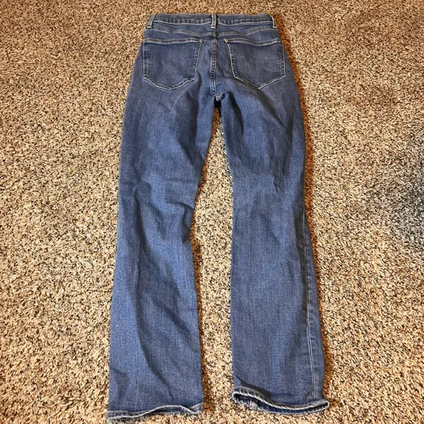 GAP‎ Womens Vintage Slim High Rise Distressed Ripped Jeans Size 28 Blue Denim - Image 6