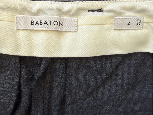 Aritzia Babaton Kendrick Pants Size 2 Gray Wool Blend Classic Trouser NWT - Image 7