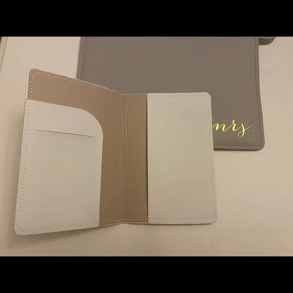 Bridal Honeymoon Passport Holder Clutch Set Mrs - Image 3