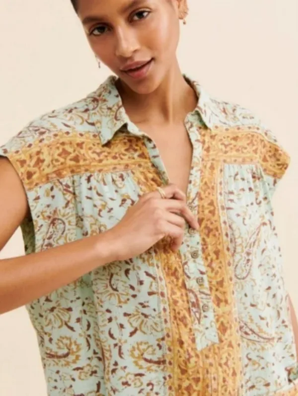 Free People Telly Floral Romper Spring Summer Wear - Image 5