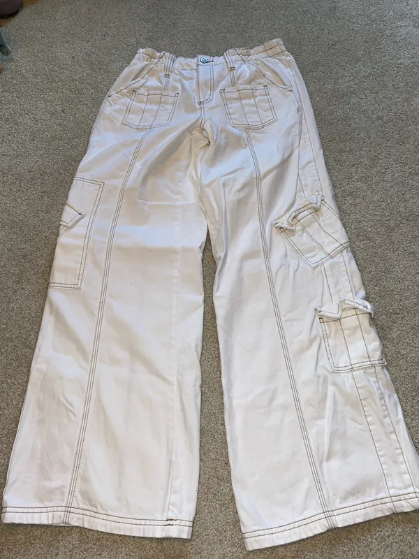 BDG Urban Outfitters Y2K Denim Cargo Womens Pants - Image 7