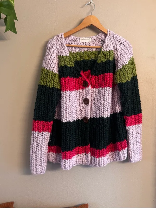 FREE PEOPLE Myles‎ Chunky Striped Cardi - Image 2