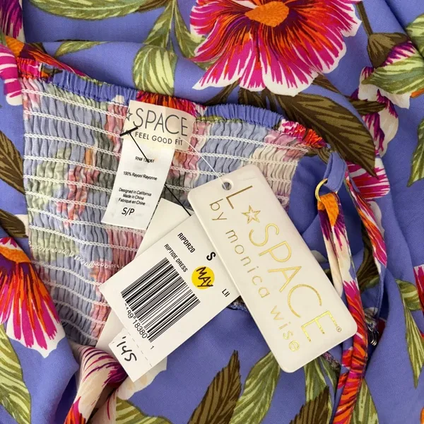 NWT! LSPACE Riptide Dress Lost In Ibiza Maxi L*Space Floral High Low Party Small - Image 10
