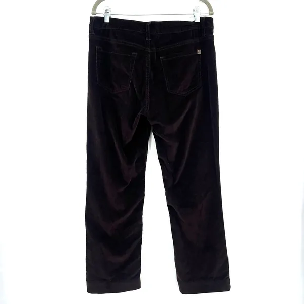 Karl Lagerfeld Corduroy Pants Sz 10 Chocolate Quiet Luxury Preppy Fall Heritage - Image 7