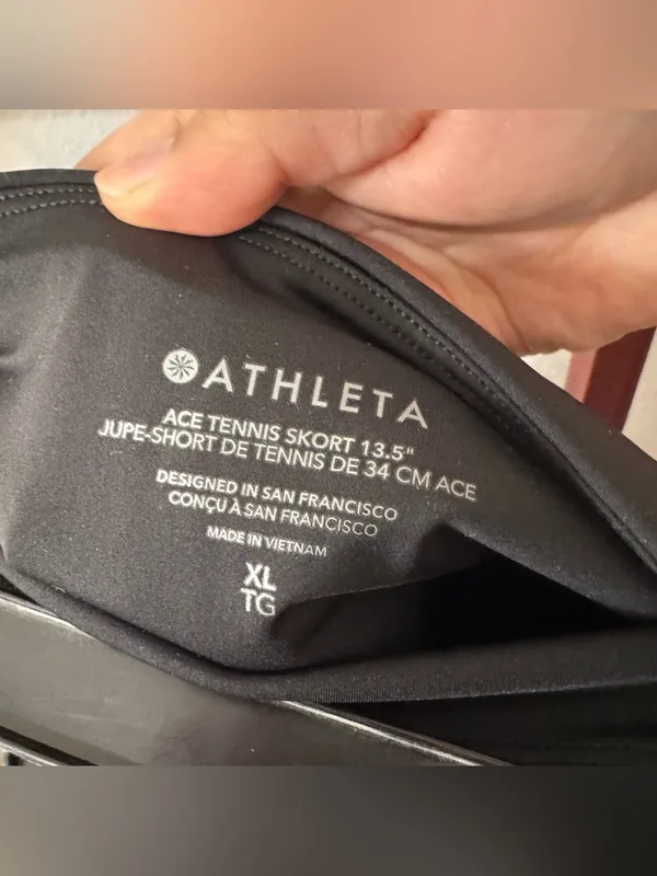 Athleta Ace Tennis Skirt 13.5” Black - Image 4
