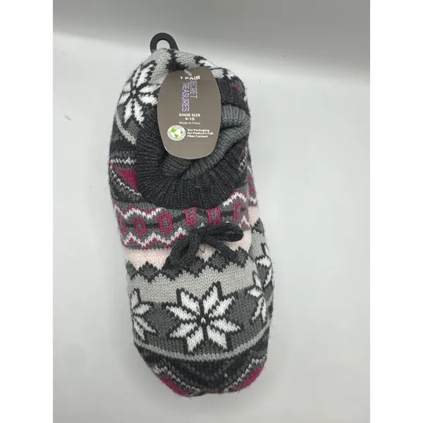 Secret Treasures‎ Slipper Socks & Cozy Hub Fuzzy Socks Bundle 4 Pairs NWT - Image 2