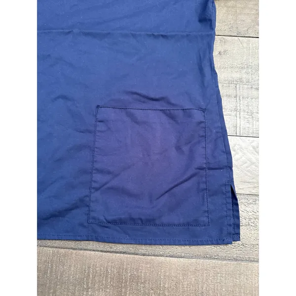 WonderWink Women's Navy Blue Short Sleeve Scrub‎ Top Size Medium - Image 3