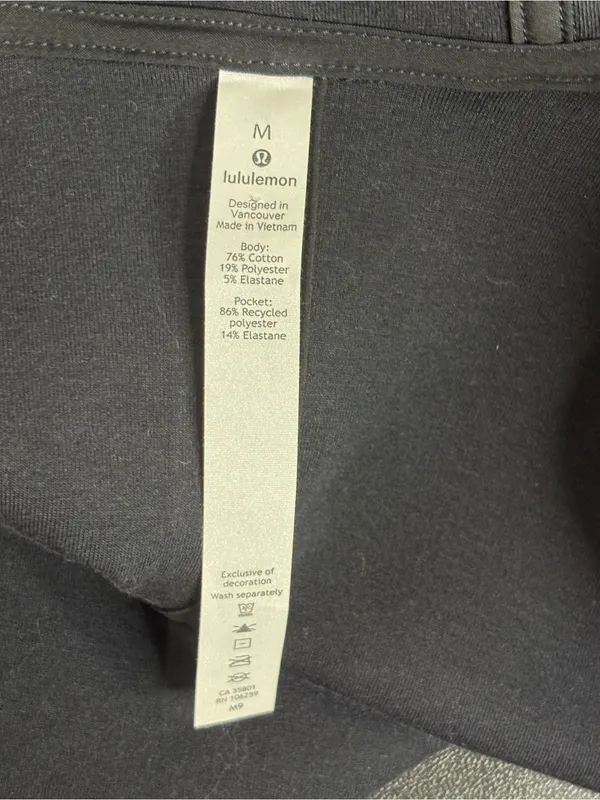 Lululemon Urban Horizons Jacket Heathered Core Black / Black size medium - Image 4