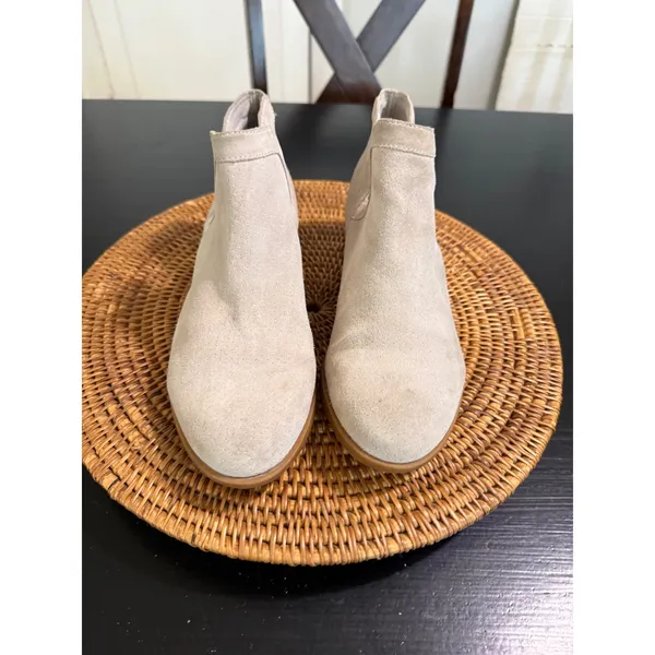 Sorel Lolla Cut Out Suede Ankle Boots Beige Sand NL3570-092 Womens 10 - Image 2