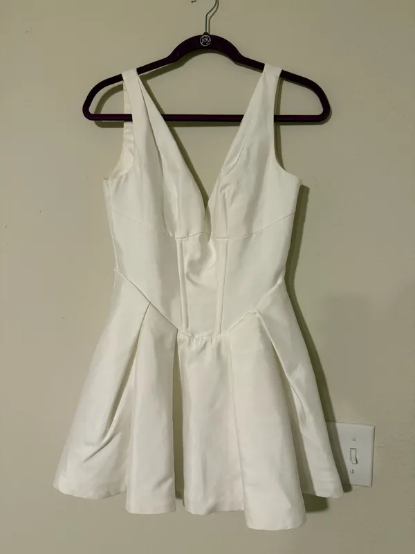 Showpo White Dress Mini - Image 2
