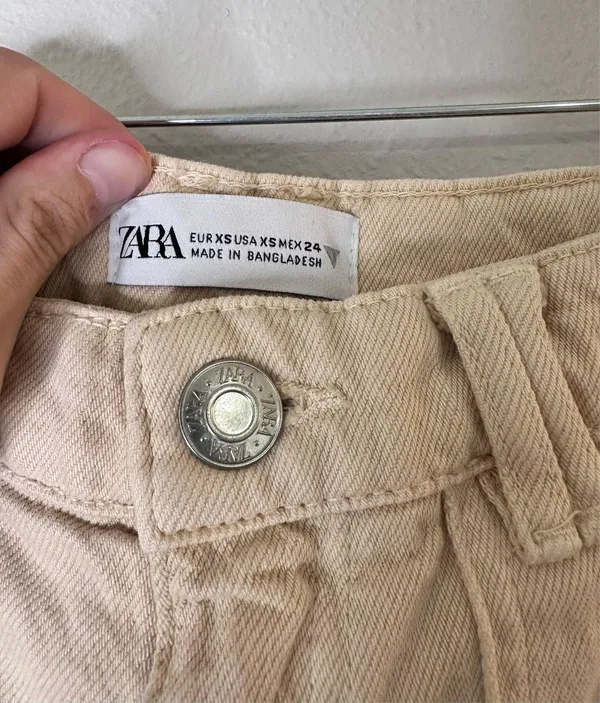 Zara tan cargo jeans - Image 3