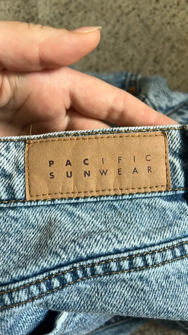 PacSun Denim Blue Jeans High-Rise straight - Image 3