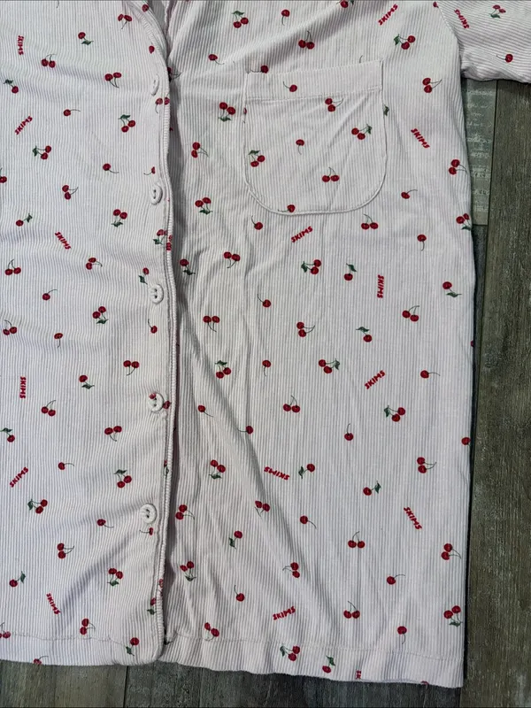 SKIMS Valentine’s Collection Soft Lounge Short Sleep Shirt Cherry Blossom Small - Image 6
