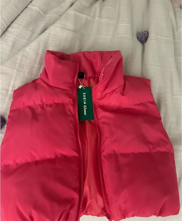 Shein hot pink vest  - Image 2