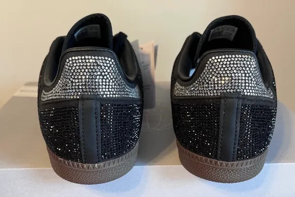 Adidas Samba OG Black and Silver Rhinestones women’s 8.5 - Image 6