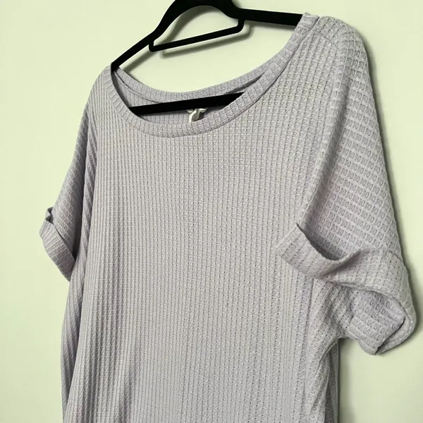 BiBi Lavender Lilac Light Purple Oversized Top - Image 7
