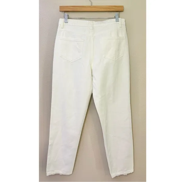 NWT Princess Polly Zaiden Straight Leg Jeans White Denim - Image 6