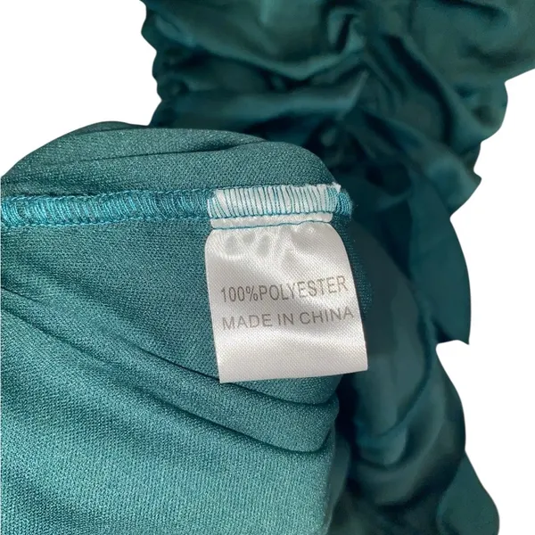 Hello Molly Mission Accomplished Green ruffle ruched mini Party dress - Image 10