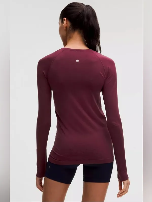 Lululemon Athletica Swiftly Tech Long-Sleeve Shirt 2.0 Size 6 - Image 2