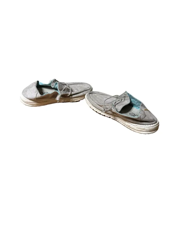 HEYDUDE Wendy Gray Chambray Slip On Loafers Women's Size 8 Lightweight Comfort - Image 7