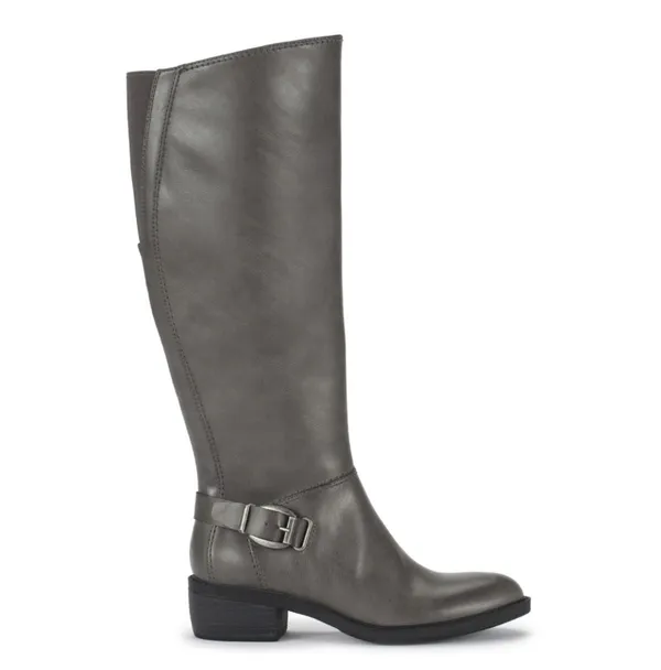 Baretrap Womens Sasson Tall Shaft Riding Boot Size 8.5 Faux Leather Gray Comfort - Image 11
