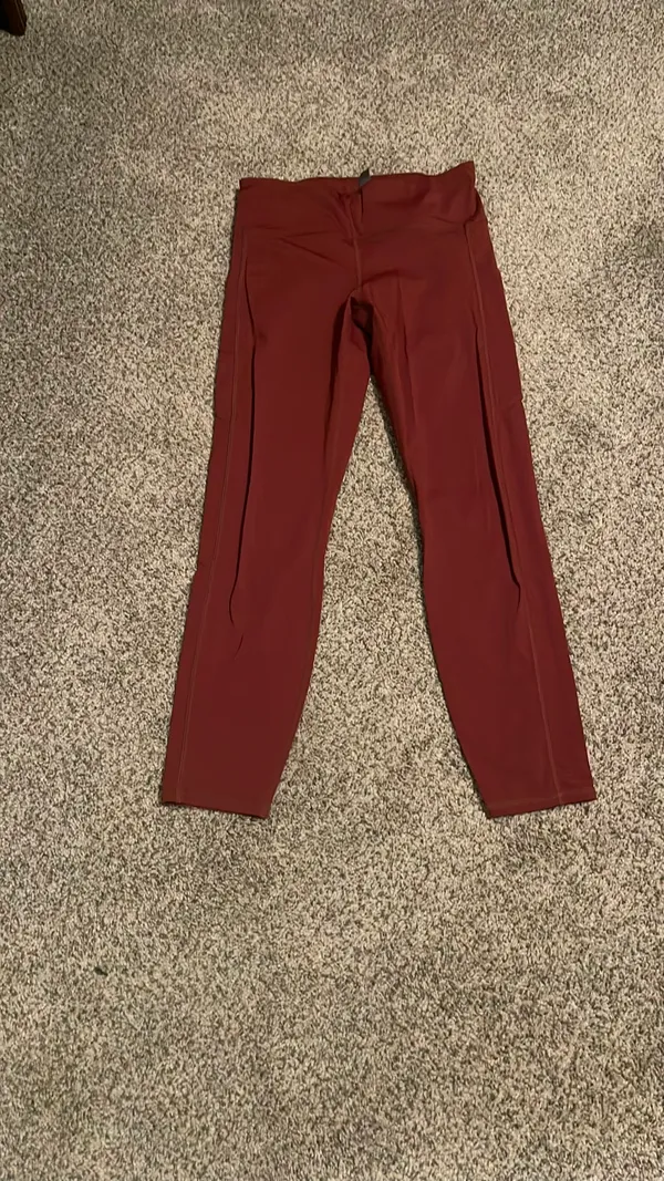 Burnt Red Vuori Leggings Small - Image 3
