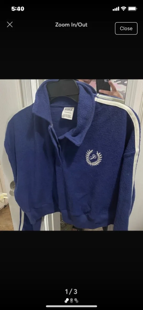 VS Pink crop sweater - Image 2