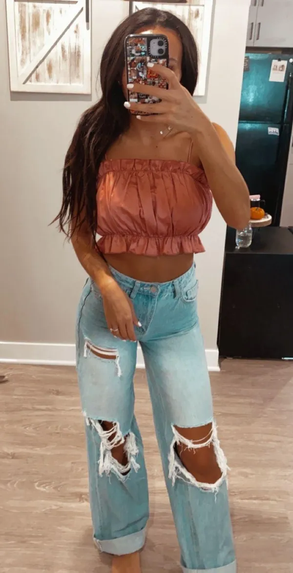silk tank Pink - Image 4
