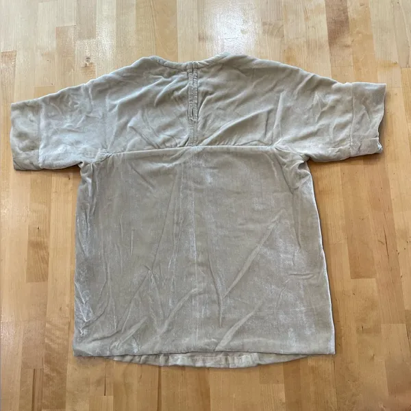 Marc Jacobs Mint Green Velvet Short Sleeve Top - Image 2