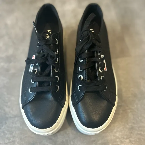 Superga 2790 Napa Platform Leather Sneakers Size 37 US 6.5 NEW - Image 5