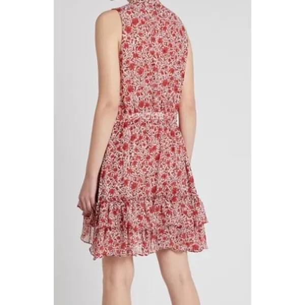 MISA Los Angeles Eba Mini Dress in Red Sz. S - Image 11