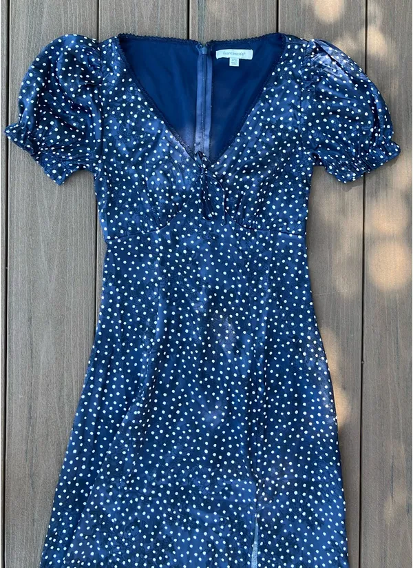 Maxi Dress Francesca's Floral Blue - Image 2